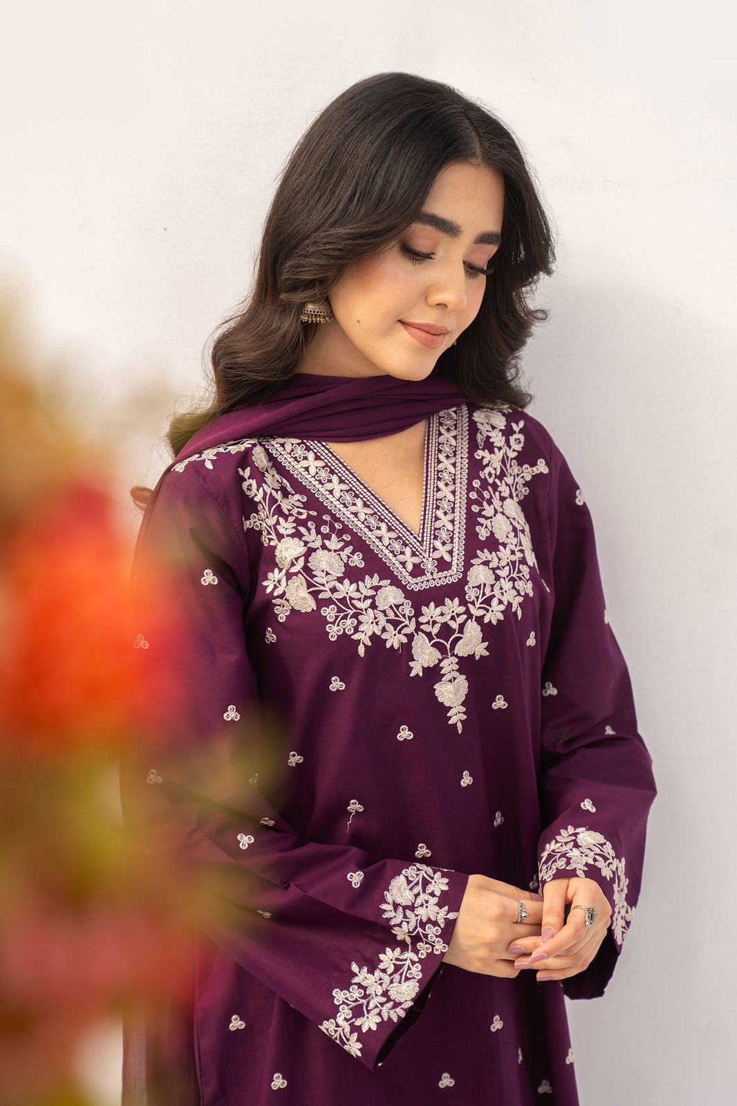 Embroidered 3 Piece Lawn Suit