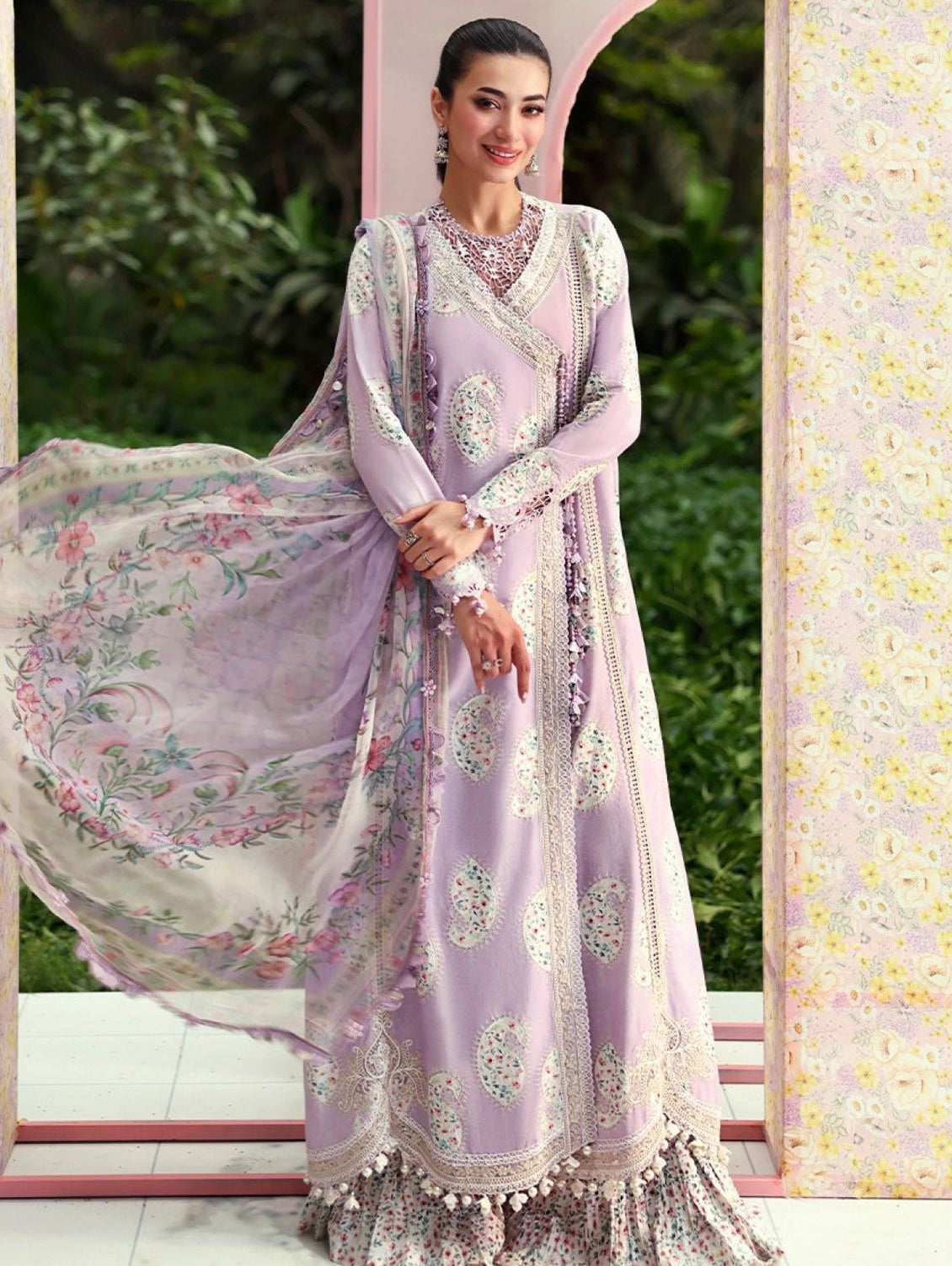 Luxe Embroidered Lawn 3-Piece