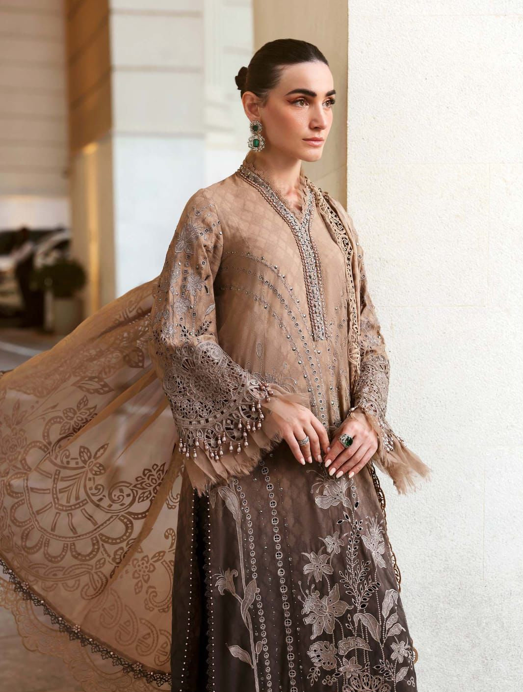 Chikan Kari Luxury Lawn 3-Piece