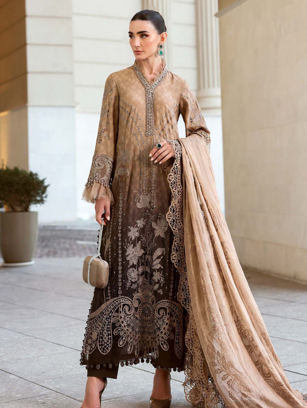 Chikan Kari Luxury Lawn 3-Piece