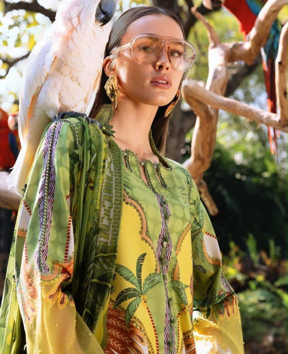 Embroidered Digital Printed Lawn 3-Piece — Everyday Edit