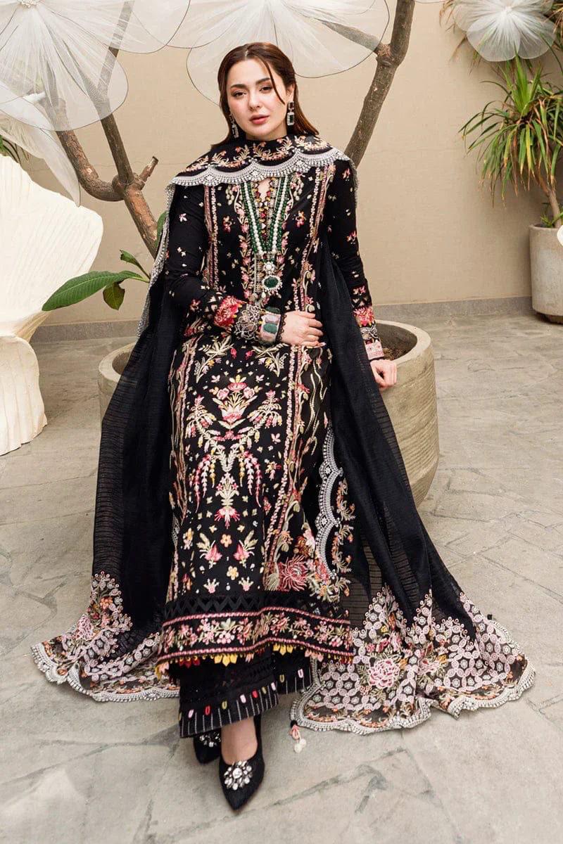 Heavy Embroidered Lawn 3-Piece — Net Cutwork Dupatta Edit