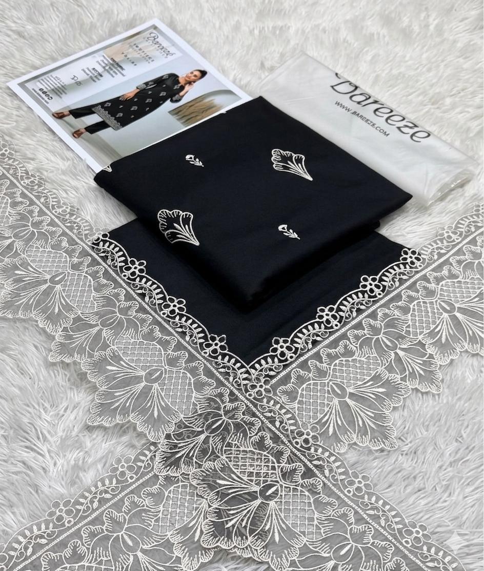 Midnight Bloom 2-Piece Embroidered Suit