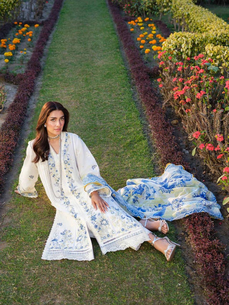 Dhank Embroidered 3Pc Unstitched