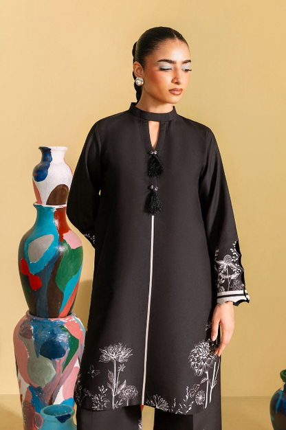 Silk Printed Unstitched 2 piece