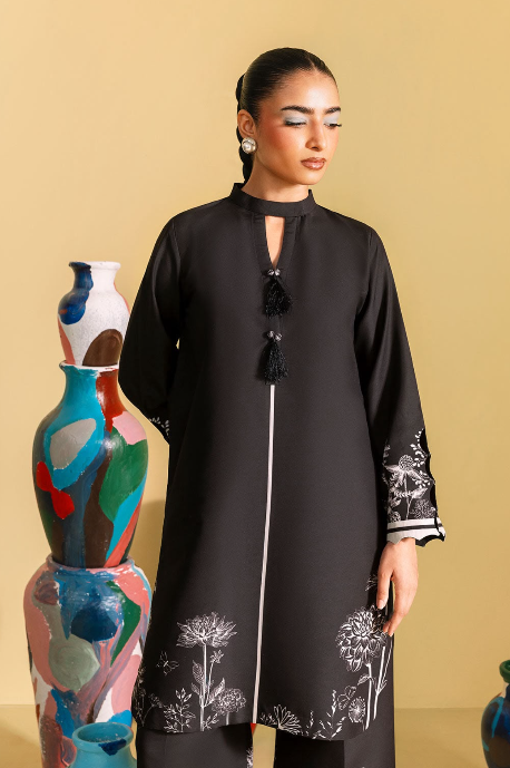 Silk Printed Unstitched 2 piece