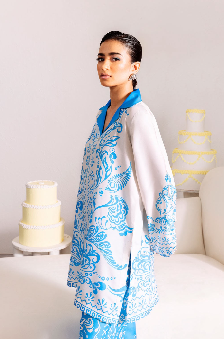 Silk Printed Unstitched 2 piece