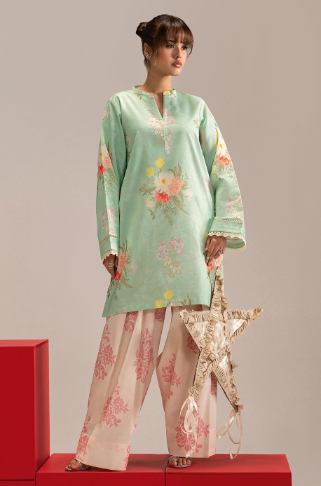 Silk Printed Unstitched 2 piece