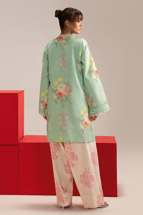 Silk Printed Unstitched 2 piece