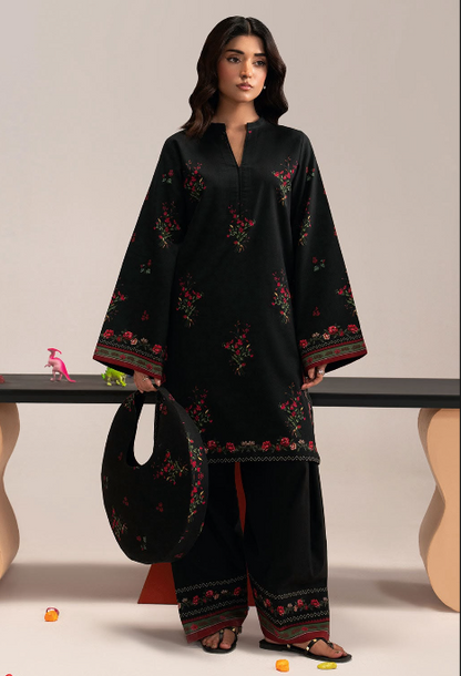 Silk Printed Unstitched 2 piece