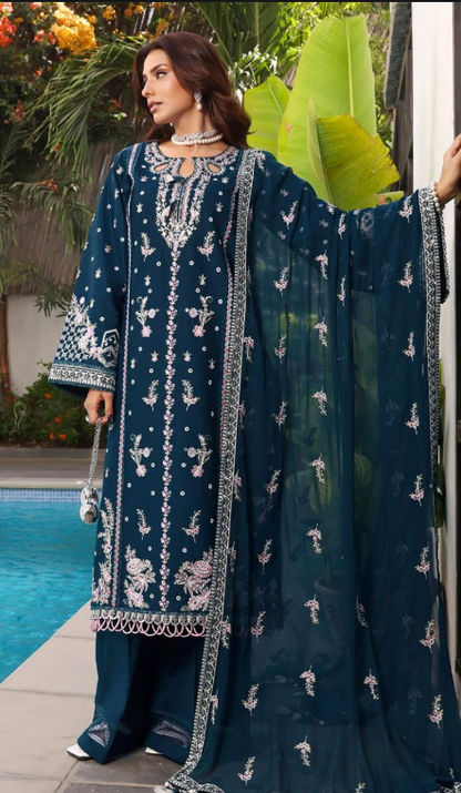 Dhank Embroidered 3Pc Unstitched