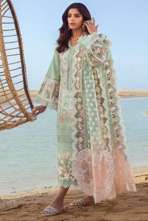 Dhank Embroidered 3Pc Unstitched