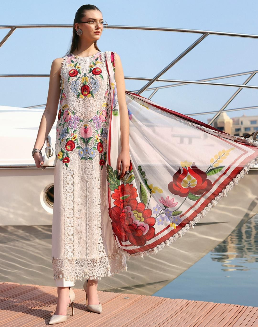 Chikan Kari Luxury Lawn 3-Piece