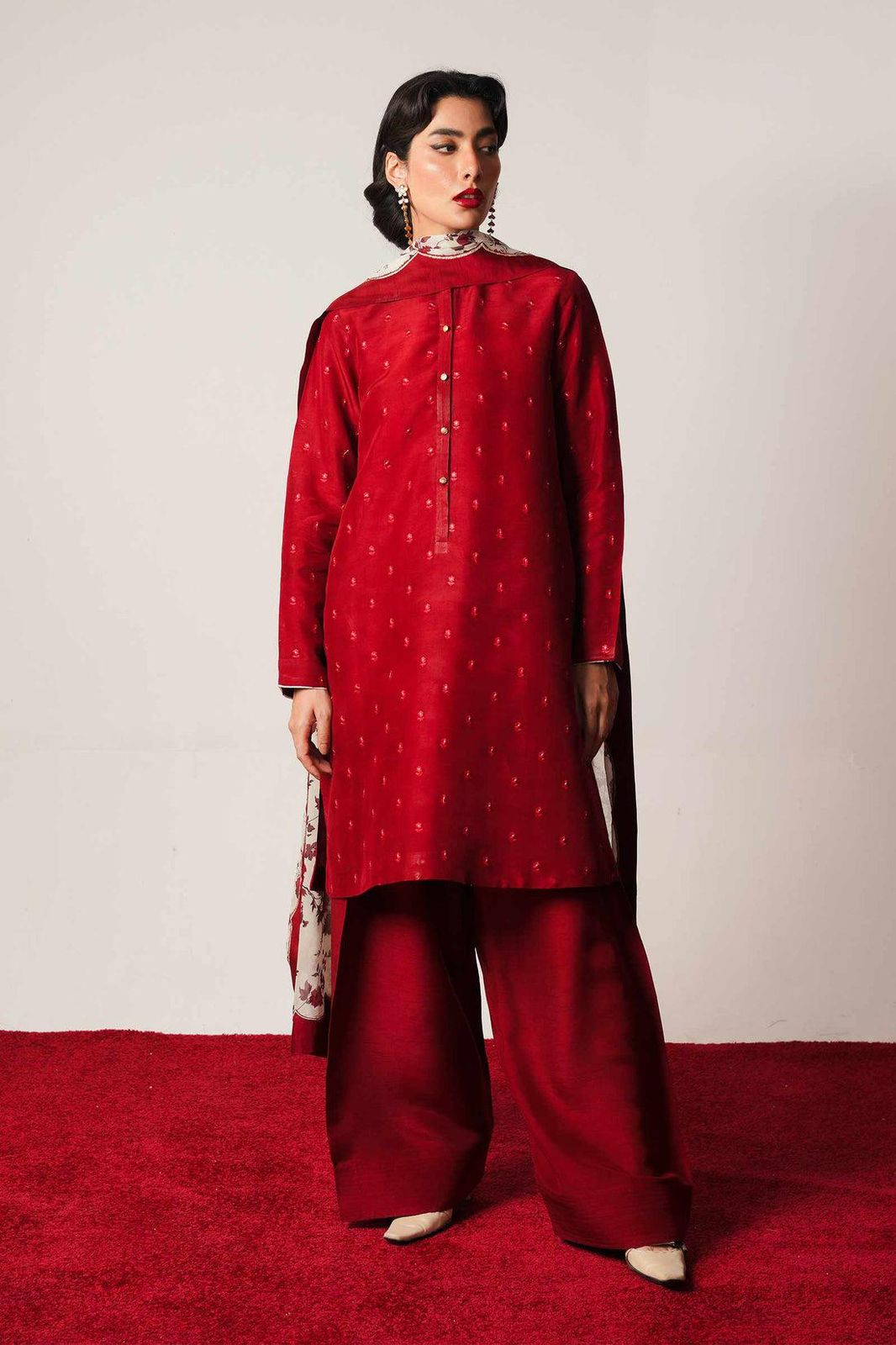 URGE 3 Piece Embroidered Lawn