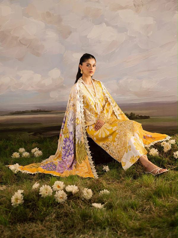 Embroidered Lawn 3-Piece — Heavy Border Edit