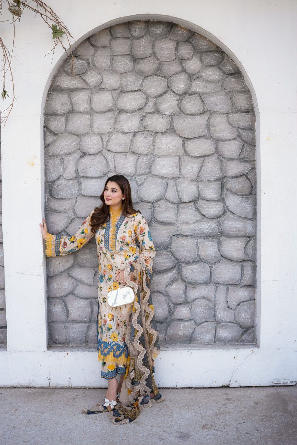 Premium Embroidered Lawn 3-Piece