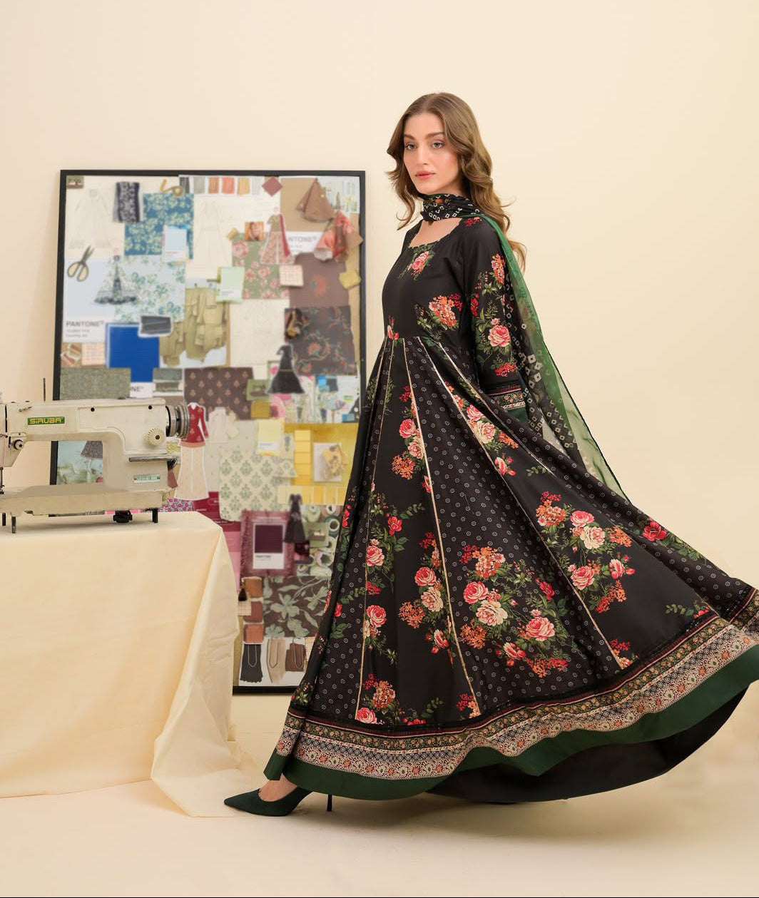 Digital Printed Lawn 3-Piece — Silk Dupatta Edit