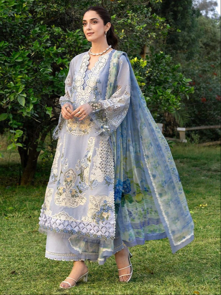 Heavy Embroidered Lawn 3-Piece — Monark Edit