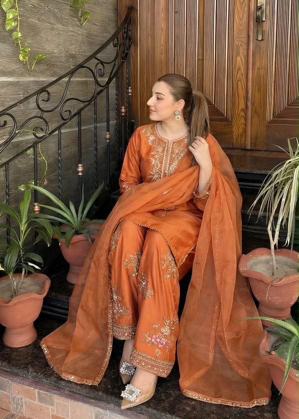 Silk Collection Digital Printed 3Pc Unstitched Suit