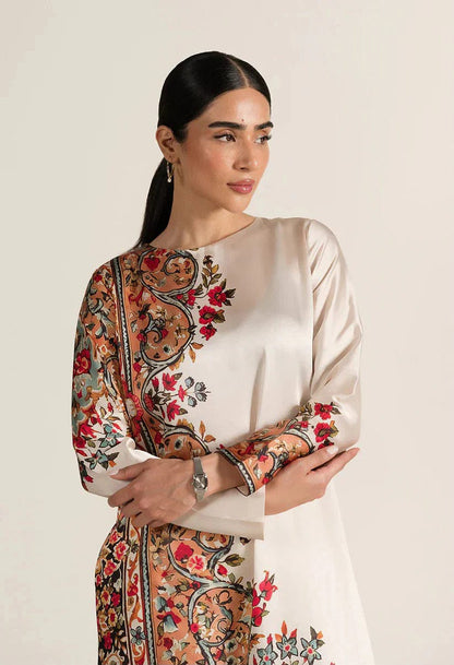 Premium Digital Printed Silk 3Pc Unstitched Suit