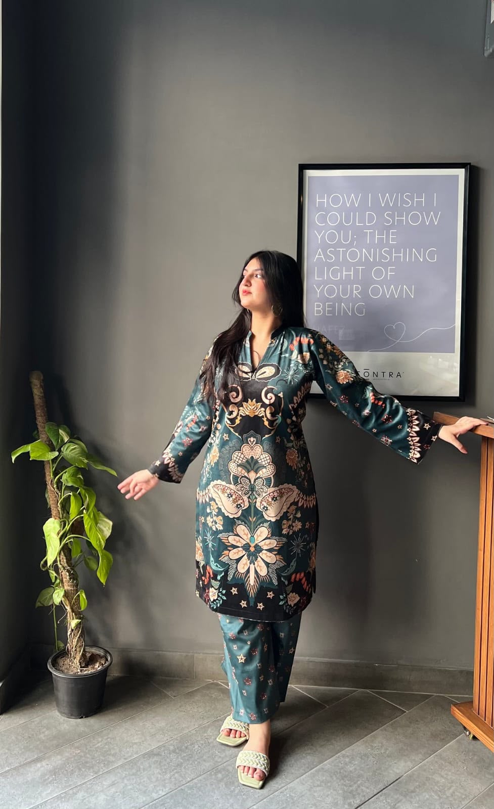 Digital Printed Silk 3Pc Unstitched Suit