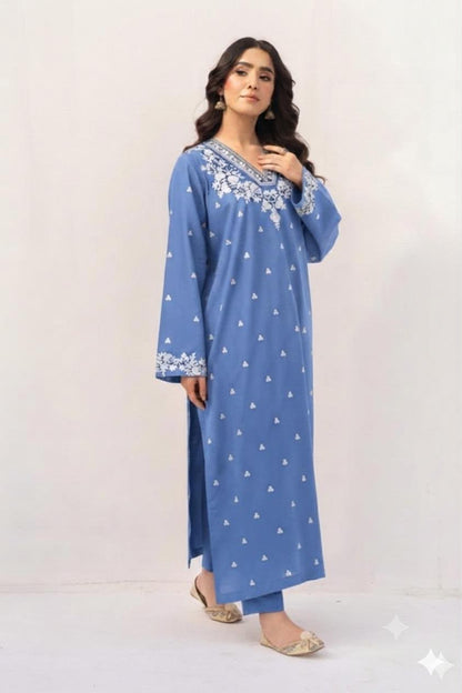 Embroidered 3 Piece Lawn Suit