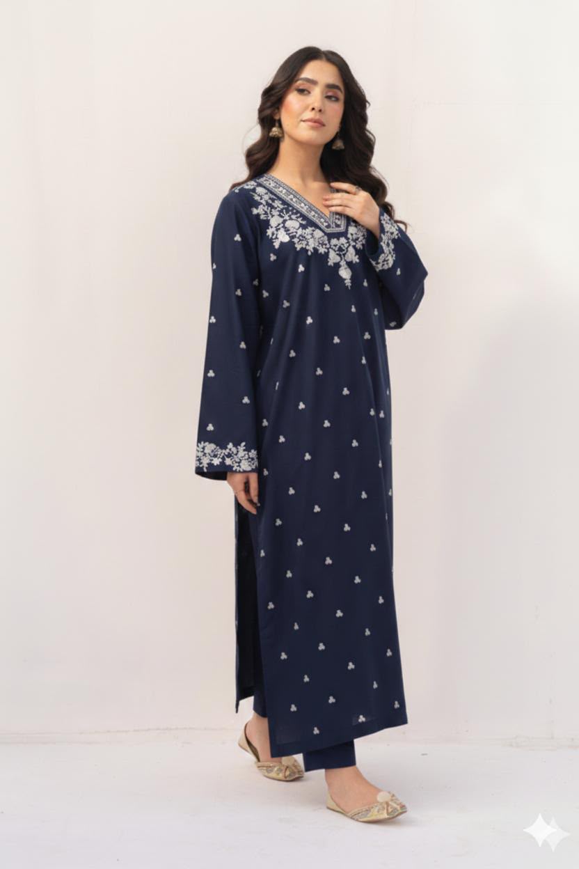 Embroidered 3 Piece Lawn Suit