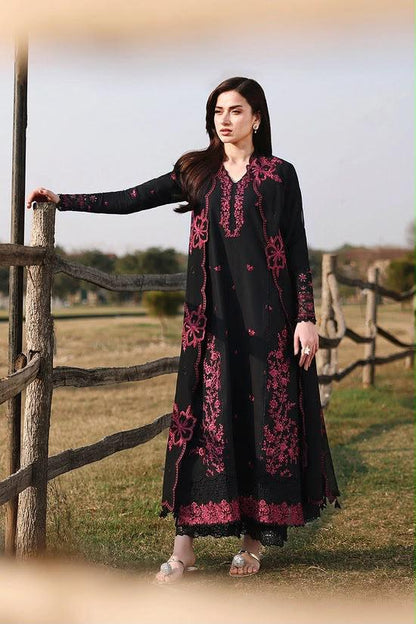 Fully Embroidered Dhanak 3-Piece Suit