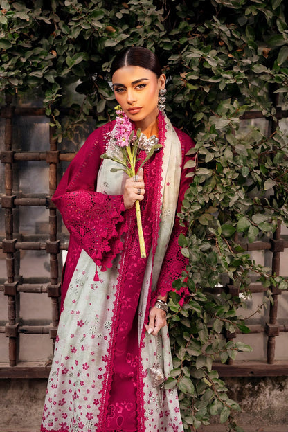 Embroidered Dhanak 3-Piece Unstitched Suit