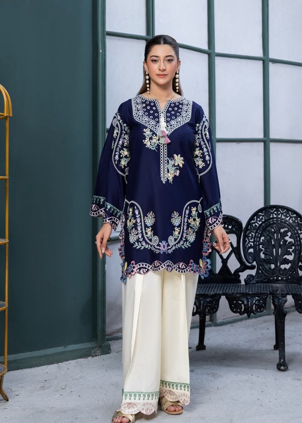 Embroidered Dhanak 3-Piece Unstitched Suit