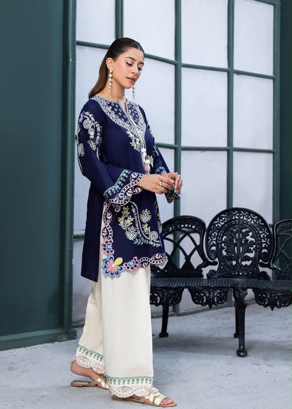 Embroidered Dhanak 3-Piece Unstitched Suit