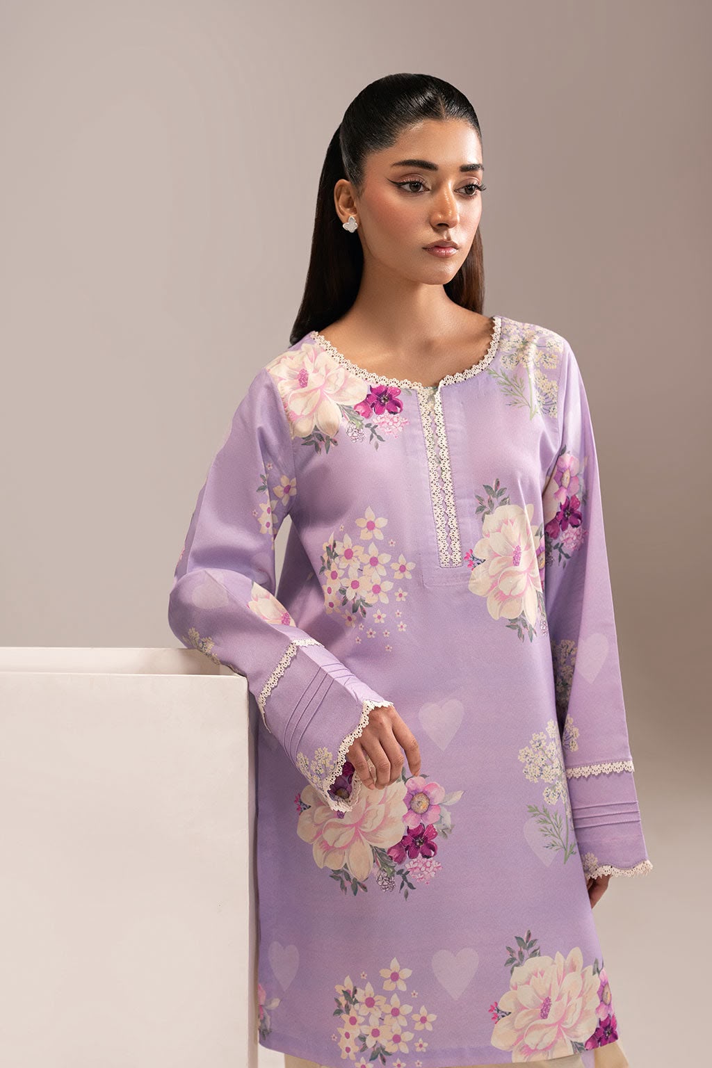 Silk Printed Unstitched 2 piece