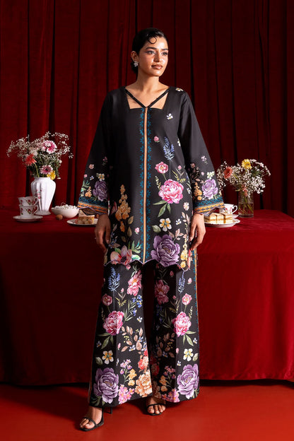 Silk Printed Unstitched 2 piece