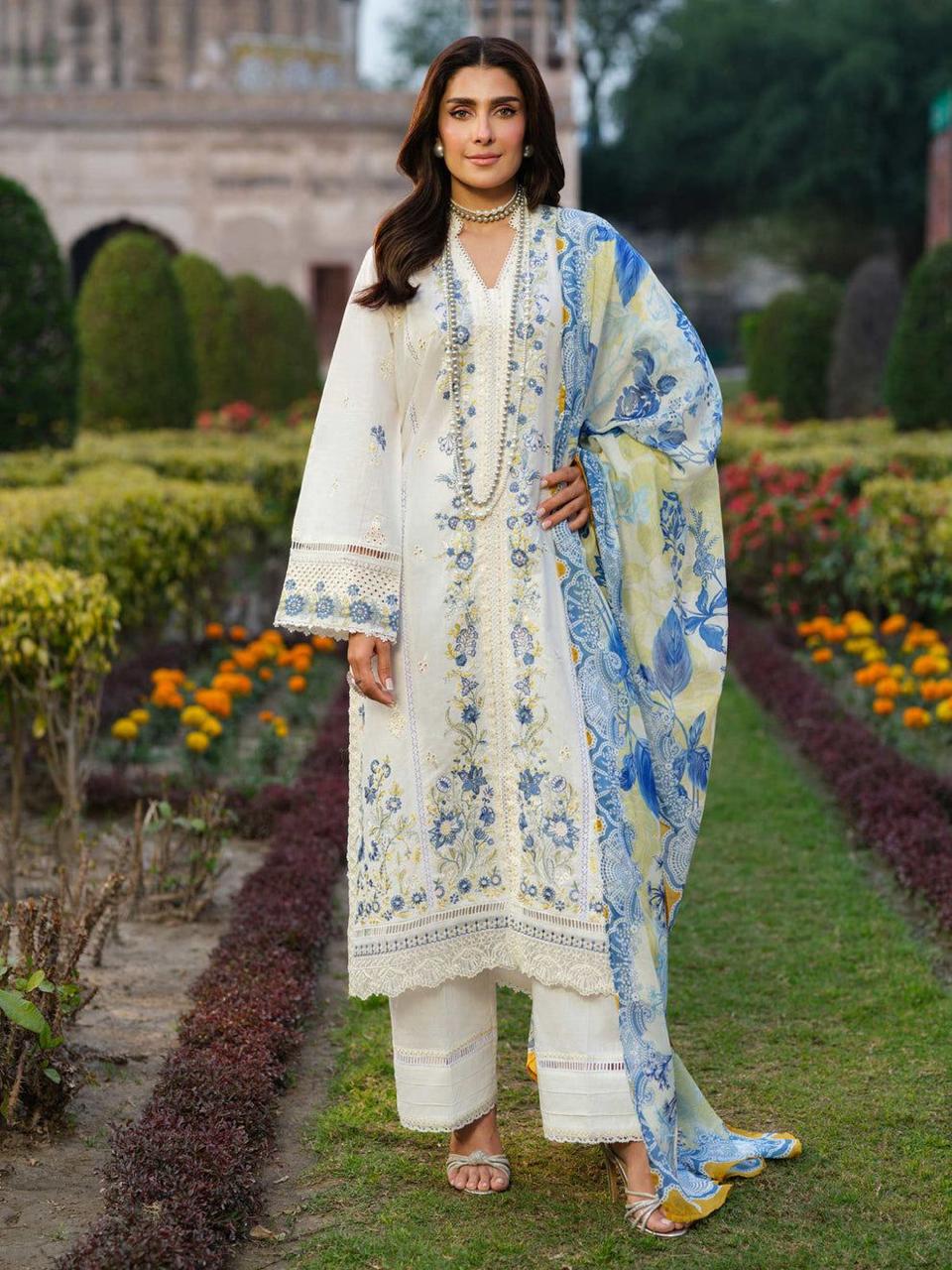Dhank Embroidered 3Pc Unstitched