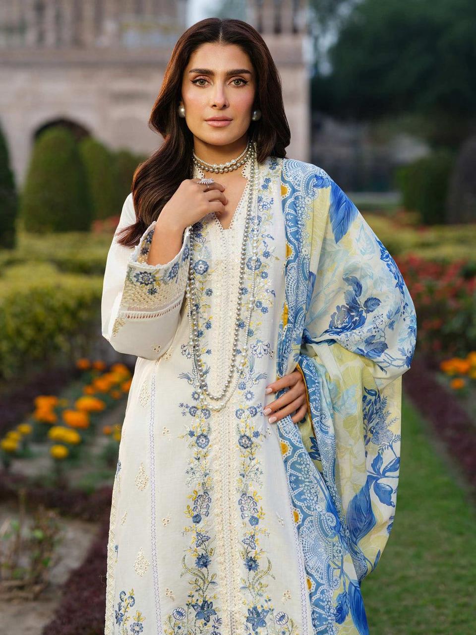 Dhank Embroidered 3Pc Unstitched