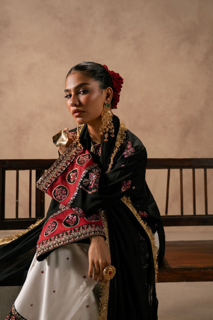Chottani Silk Digital Printed 3Pc Unstitched