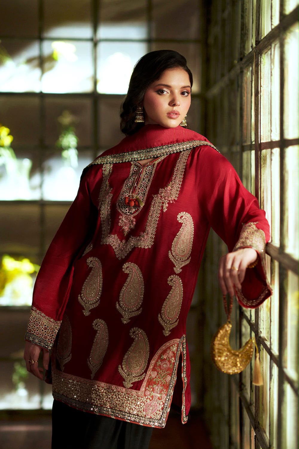 Silk Digital Printed 3Pc Unstitched