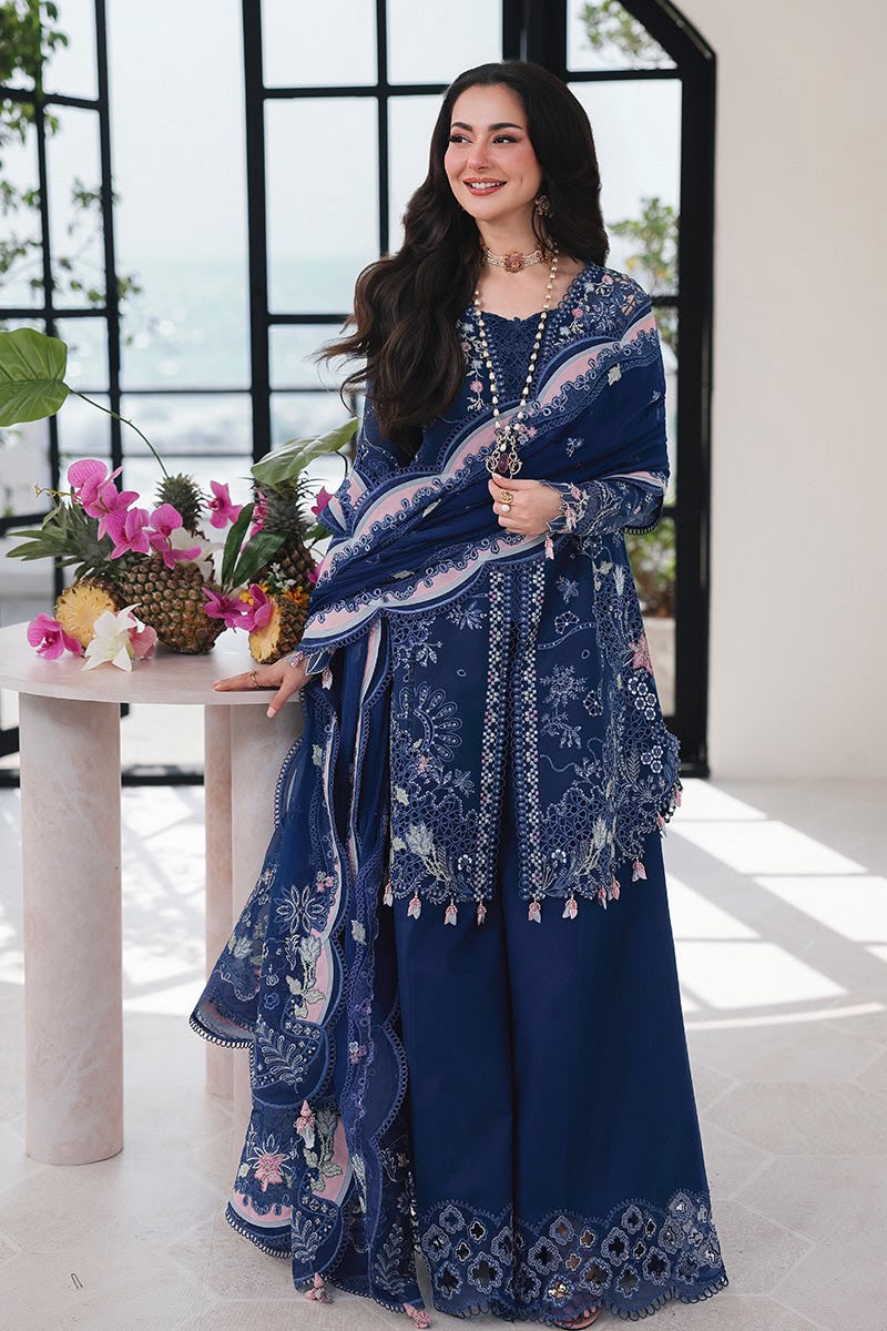 Qalamkar Dhanak 3 Piece Unstitched Suit