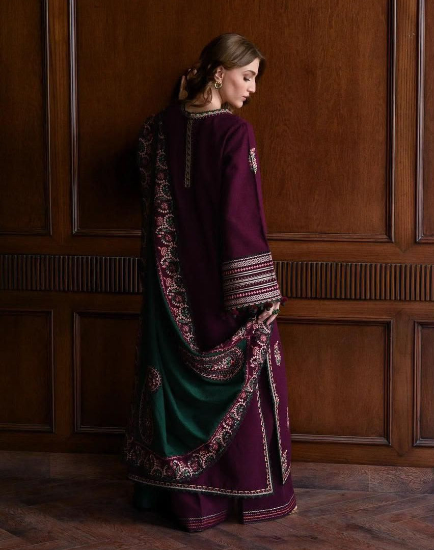 Heavy Embroidered Lawn 3-Piece — Bamber Chiffon Edit