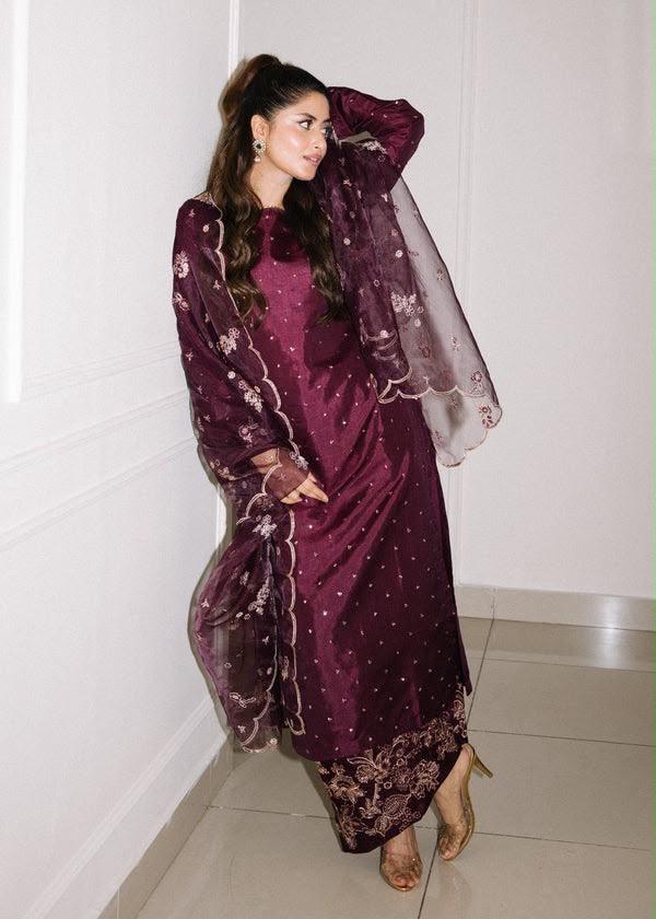 Silk Collection Digital Printed 3Pc Unstitched Suit