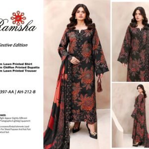 Ramsha Festive Noir Floral