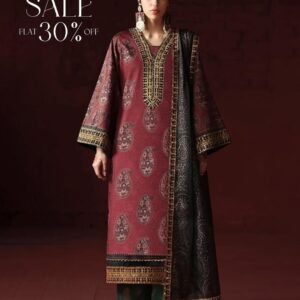 Maroon Embroidery