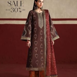Brown Embroidery