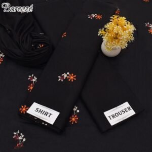 Black Full Embroidery